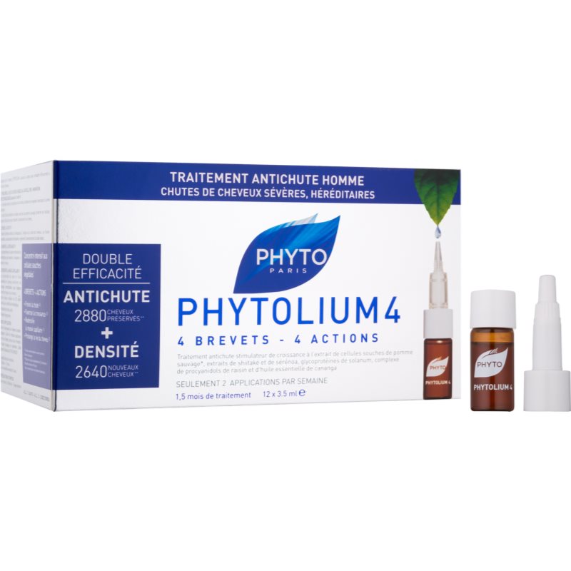 Phyto Phytolium serumas nuo plaukų slinkimo 12 vnt.