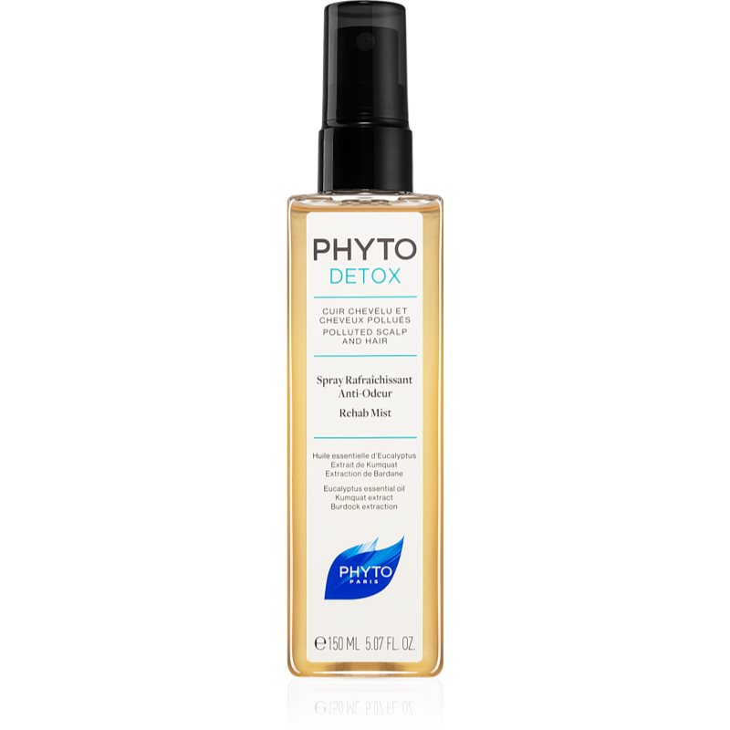 Phyto Detox osviežujúca hmla pre vlasy vystavené znečistenému ovzdušiu 150 ml