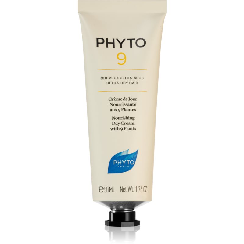 Phyto Phyto 9 Nourishing Day Cream With 9 Plants зволожуючий поживний крем для сухого волосся 50 мл