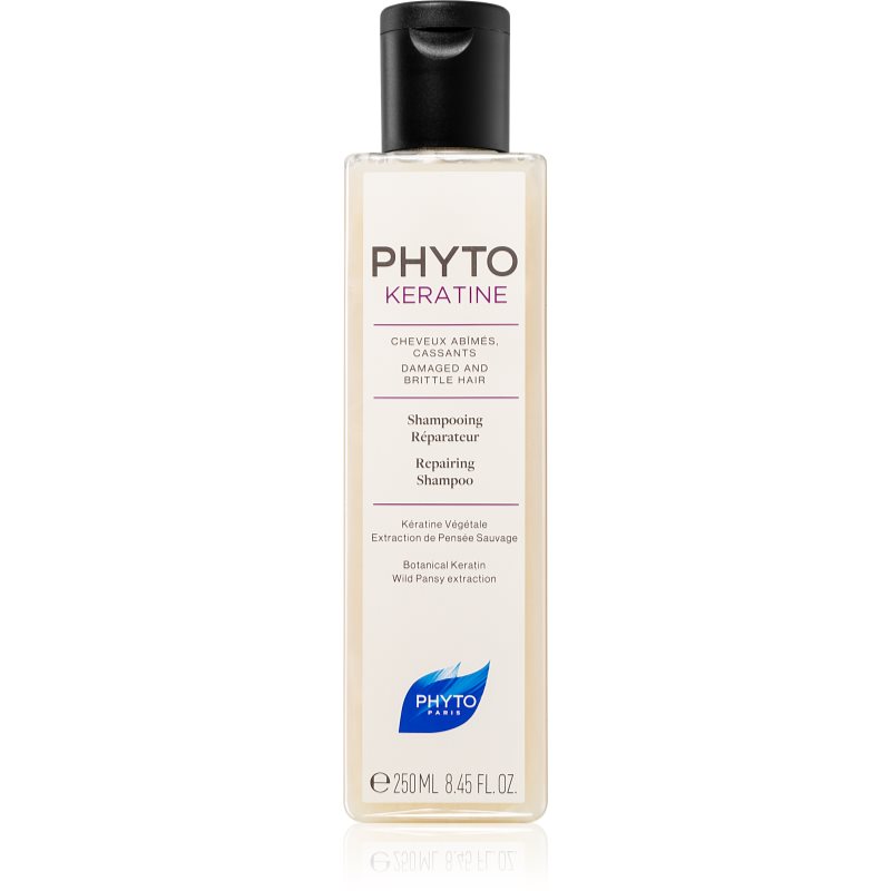 Phyto Keratine Repairing Shampoo Renewing Shampoo With Keratin For Damaged And Fragile Hair 250 Ml