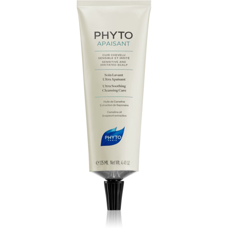 E-shop Phyto Phytoapaisant Ultra Soothing Cleansing Care bohatý výživný a zklidňující krém na vlasy a vlasovou pokožku 125 ml
