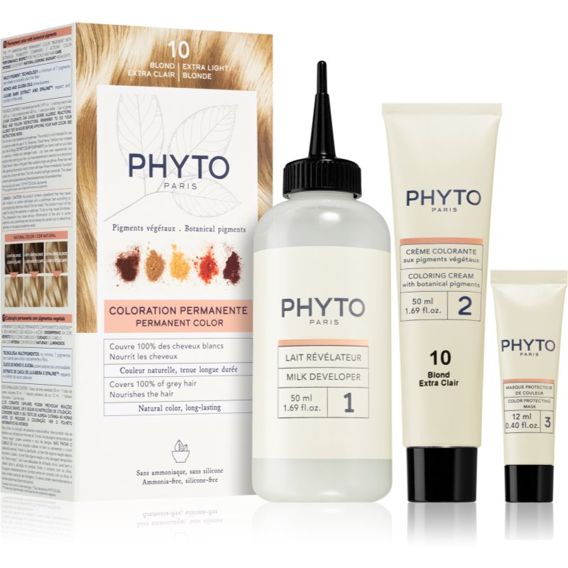 Phyto Color hair colour ammonia-free shade 10 Extra Light Blonde 1 pc
