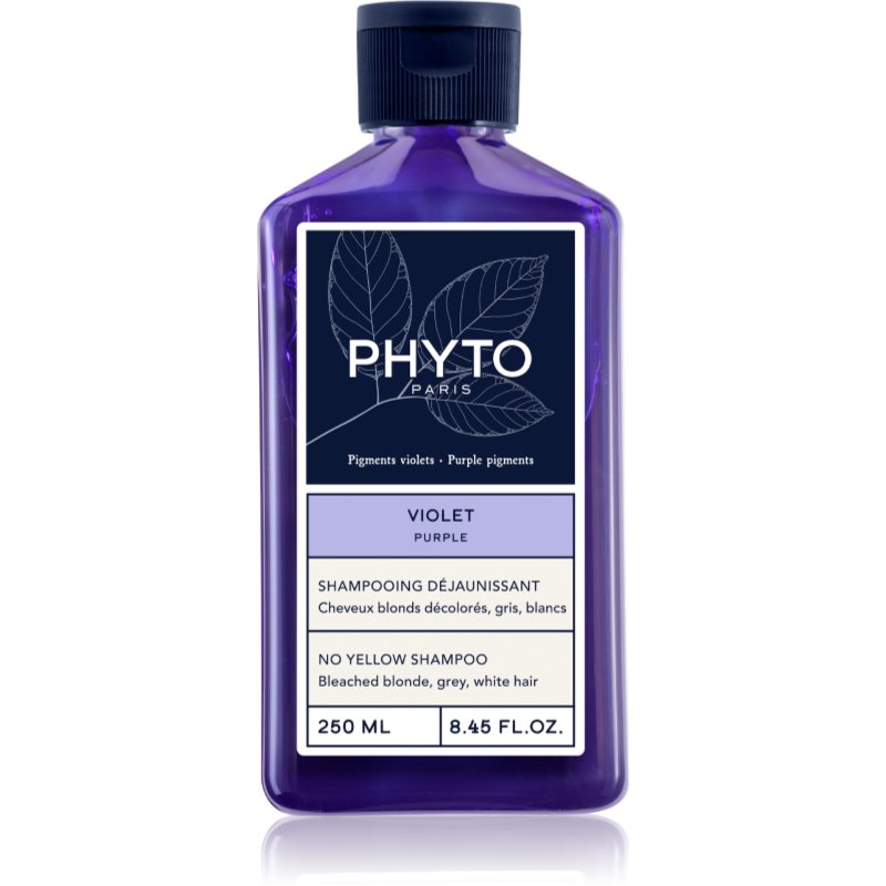 E-shop Phyto Purple No Yellow Shampoo tónovací šampon pro blond a melírované vlasy 250 ml