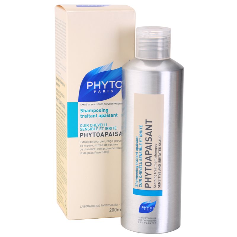 Phyto Phytoapaisant Soothing Treatment Shampoo заспокоюючий шампунь для чутливої та подразненої шкіри 250 мл