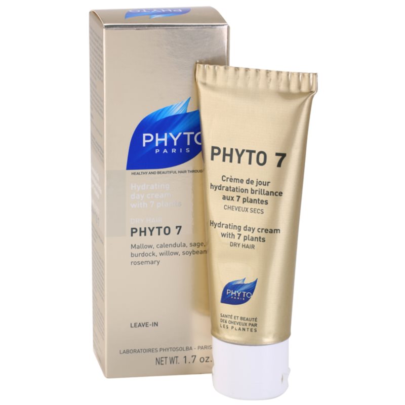 Phyto Phyto 7 Hydrating Day Cream Moisturising Cream For Dry Hair 50 Ml