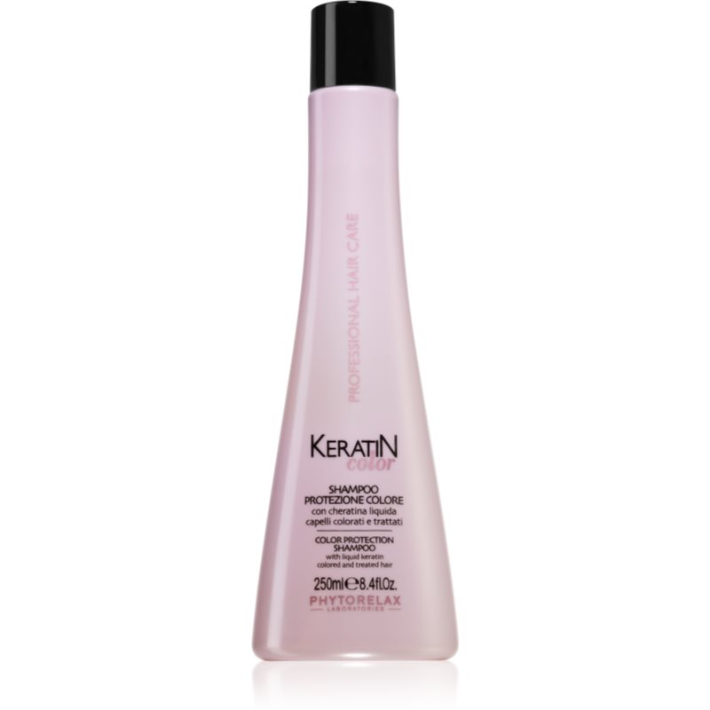 Phytorelax Laboratories Keratin Color šampūnas pažeistiems dažytiems plaukams su keratinu 250 ml