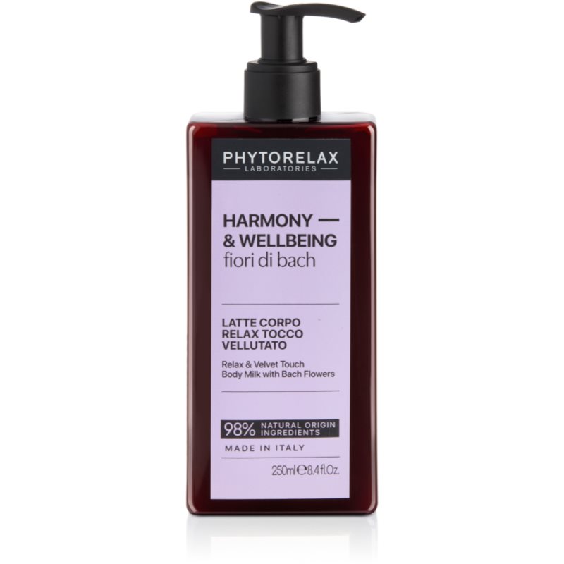 Phytorelax Laboratories Fiori di Bach relaxačné telové mlieko 250 ml