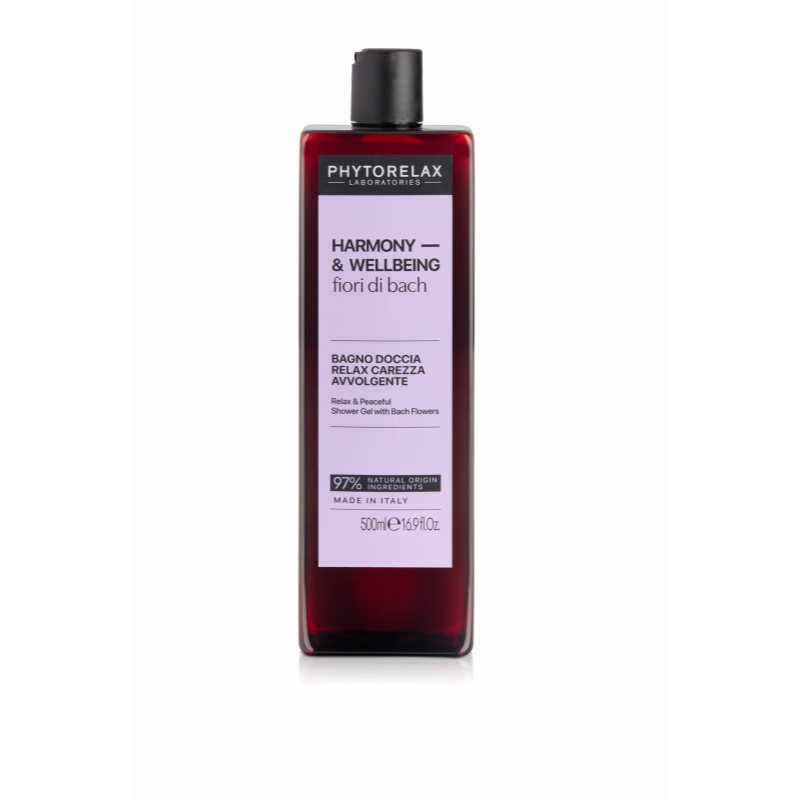 Phytorelax Laboratories Fiori di Bach Lõõgastav dušigeel 500 ml