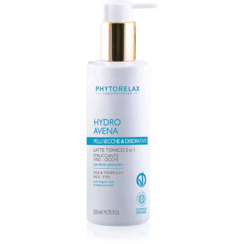 Phytorelax Laboratories Bio Hydro Avena čisticí mléko a pleťové tonikum 200 ml