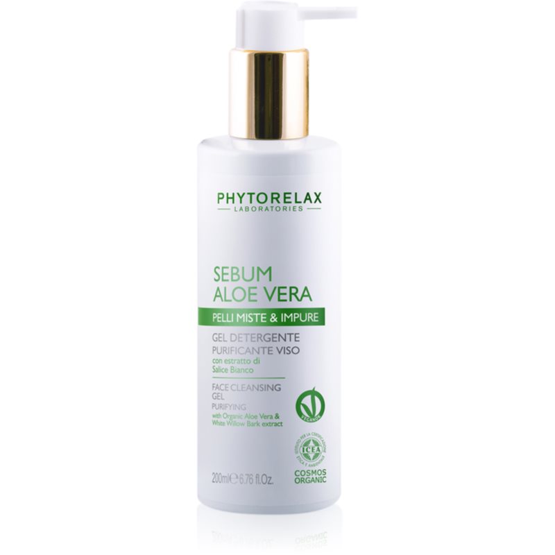 Phytorelax Laboratories Bio Sebum Aloe Vera gentle cleansing gel with aloe vera 200 ml