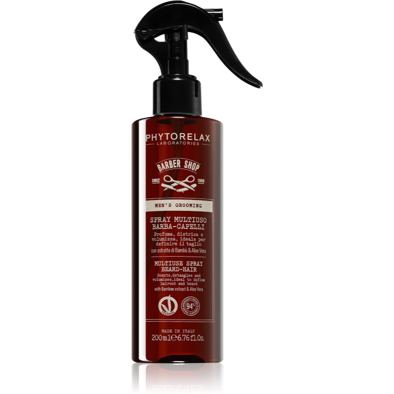 Phytorelax Laboratories Men's Grooming Barber Shop Haar- und Bartconditioner im Spray 200 ml