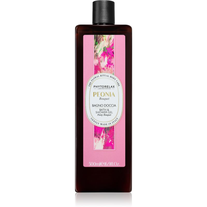 Phytorelax Laboratories Peony Bouquet sprchový a kúpeľový gél 500 ml