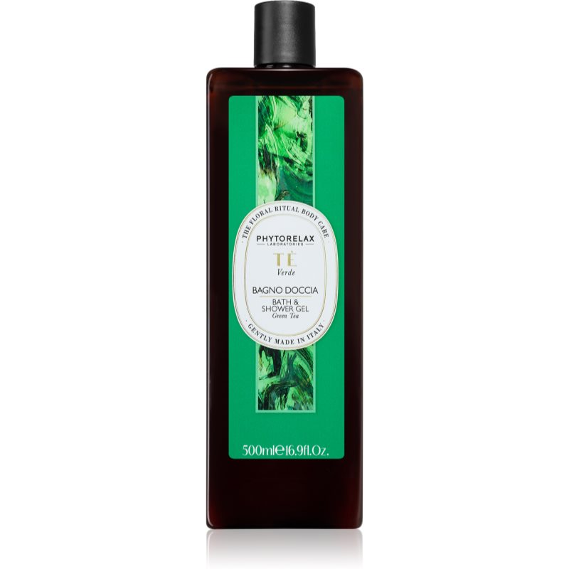 Phytorelax Laboratories Green Tea sprchový a kúpeľový gél 500 ml