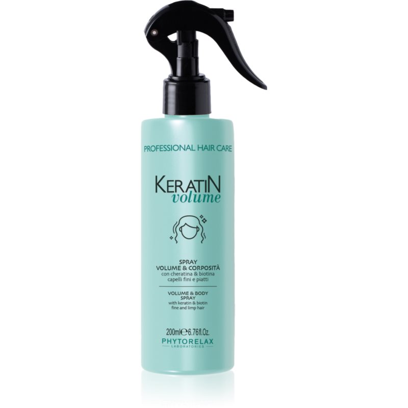Phytorelax Laboratories Keratin Volume Volumenspray für feines Haar mit Keratin 200 ml