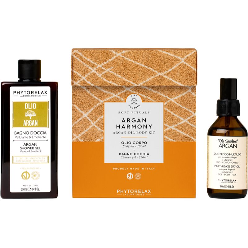 Phytorelax Laboratories Soft Rituals Argan Harmony Geschenkset zum nähren und Feuchtigkeit spenden