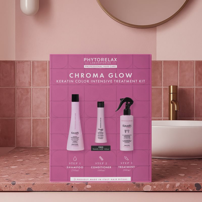 Thumbnail - Phytorelax Laboratories Keratin Color Geschenkset für gefärbtes Haar