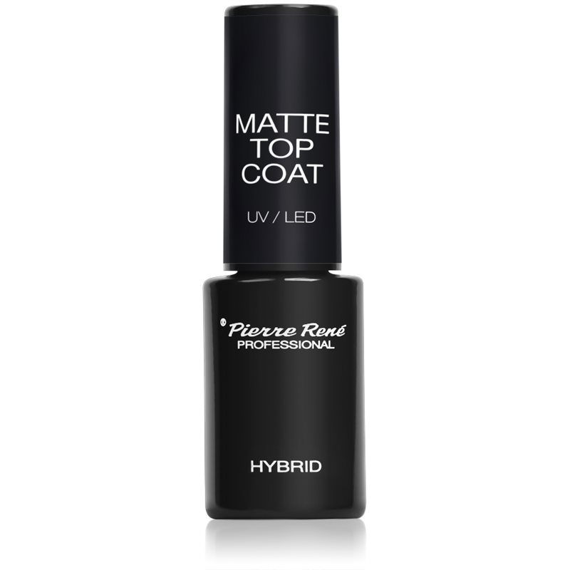Pierre René Nails Hybrid vrchný gélový lak pre matný vzhľad 6 ml