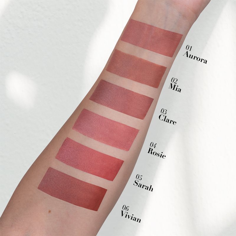 Thumbnail - Pierre René Satin Pure langanhaltender Lippenstift mit Matt-Effekt Farbton no.04 Rosie 4.8 g