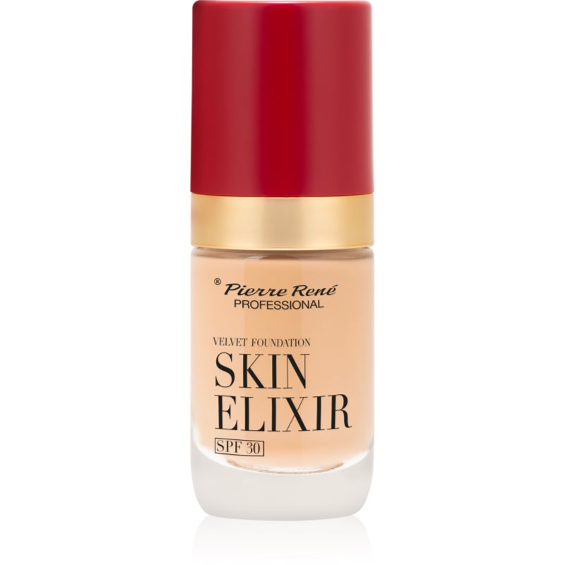 Pierre René Velvet Effect sametový make-up SPF 30 odstín no.02 Natural Nude 25 ml