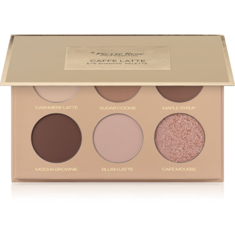 Pierre René Mocha Mousse paletka očních stínů odstín Caffe Latte 6x1.3 g