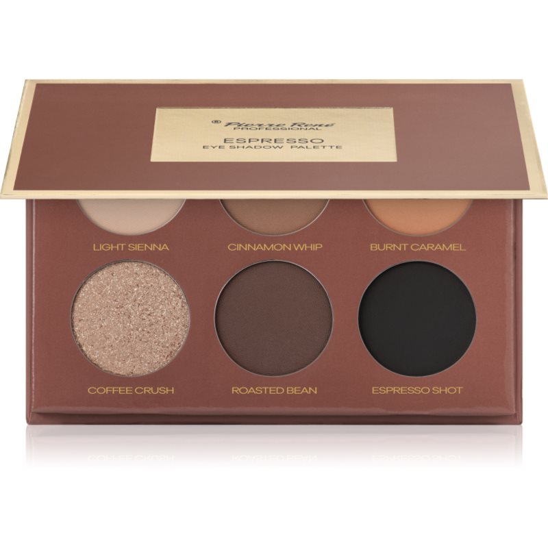 Pierre René Mocha Mousse paletka očních stínů odstín Espresso 6x1.3 g