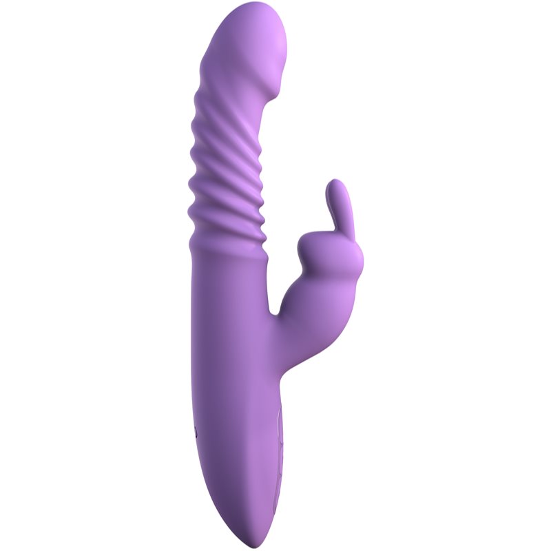 Pipedream Fantasy For Her Thrusting Silicone Rabbit Vibromasseur Muni D’un Stimulateur Clitoridien 23,5 Cm