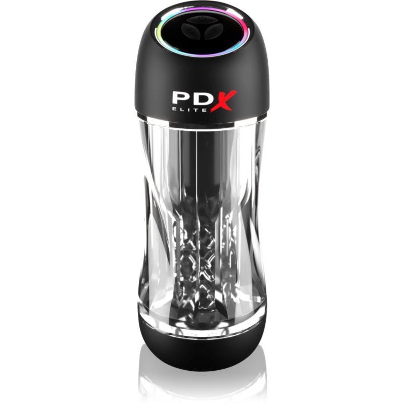 Pipedream PDX Elite ViewTube Pro See-Thru Vibrating Stroker masturbátor vibrační 23 cm