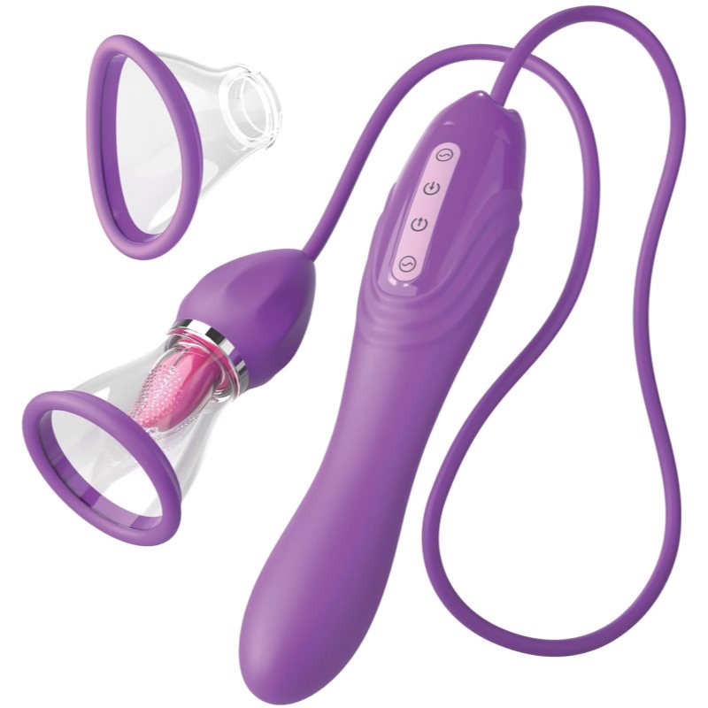 Pipedream Fantasy For Her Ultimate Pleasure Max vibrátor se stimulátorem klitorisu s pumpičkou 22.9 cm