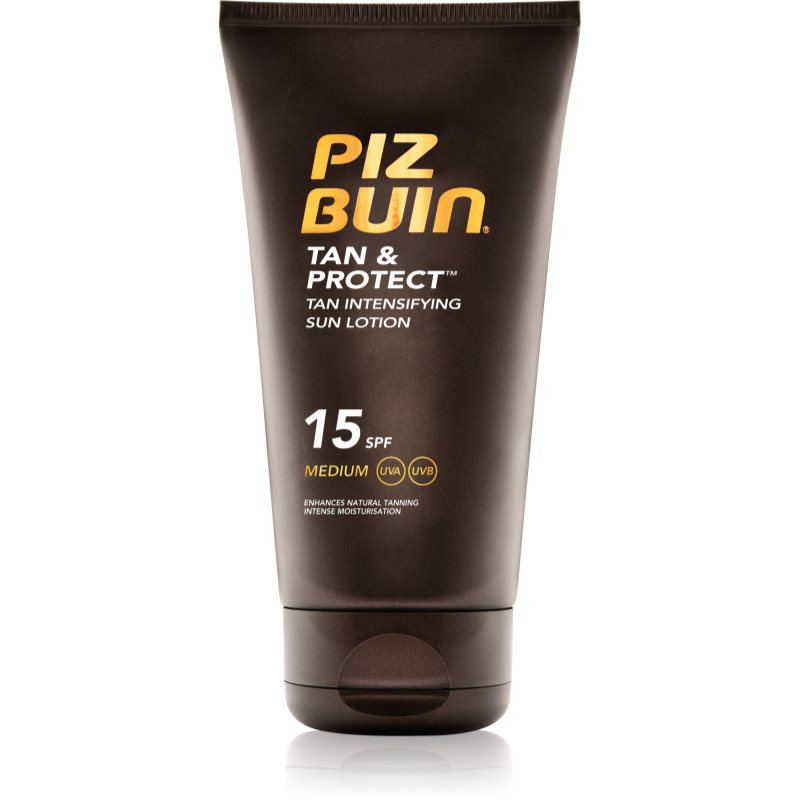 

Piz Buin Tan & Protect захисне молочко для швидкої засмаги SPF 15