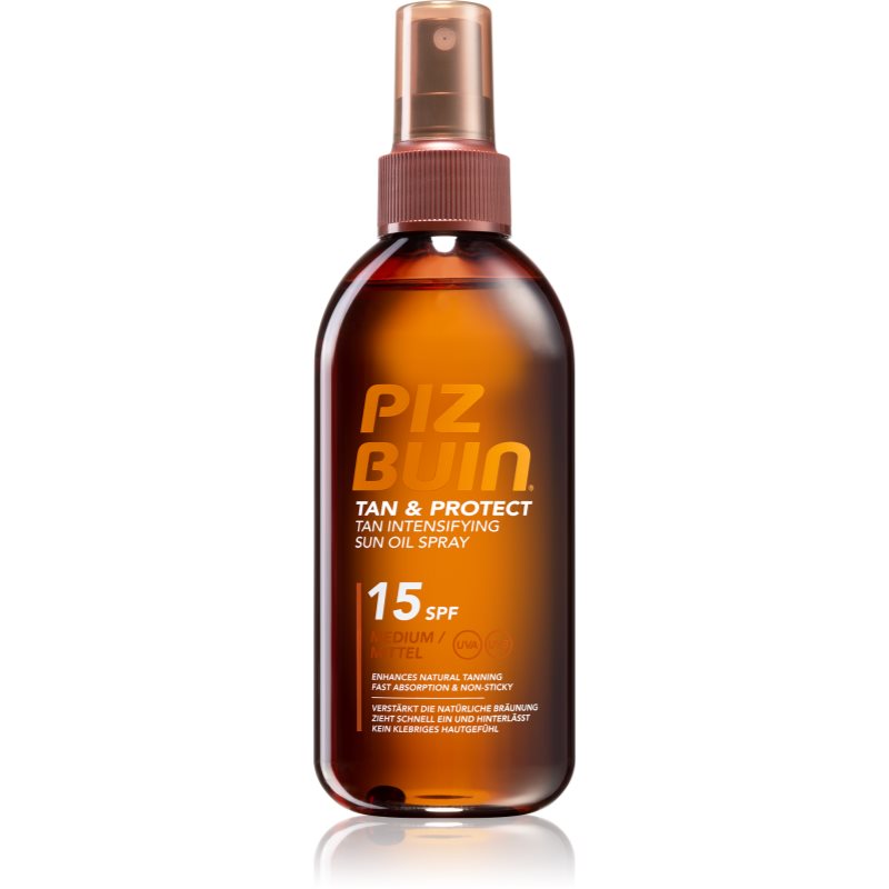 

Piz Buin Tan & Protect захисна олійка для інтенсивної засмаги SPF 15
