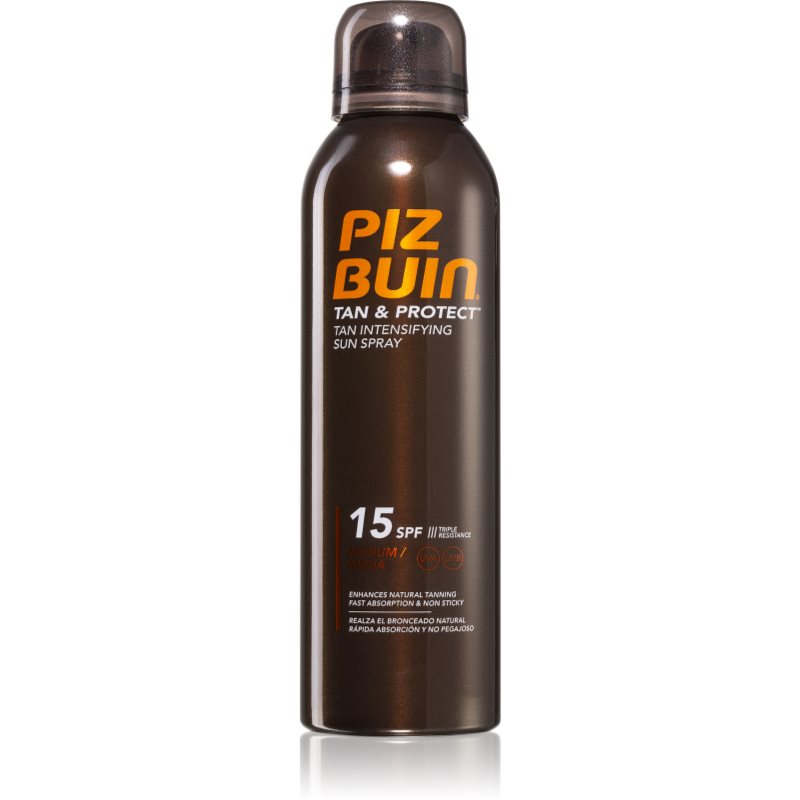 Piz Buin Tan & Protect apsauginis purškiklis spartesniam įdegiui SPF 15 150 ml