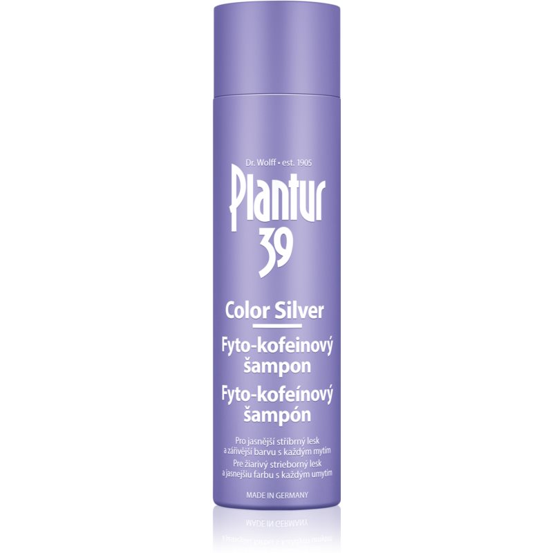 Plantur 39 Color Silver shampoo alla caffeina neutralizzante per toni gialli 250 ml