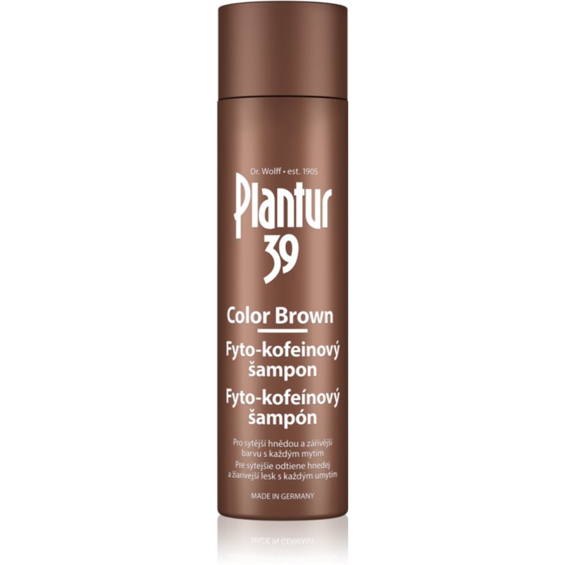 Plantur 39 Color Brown kofeínový šampón pre hnedé odtiene vlasov 250 ml