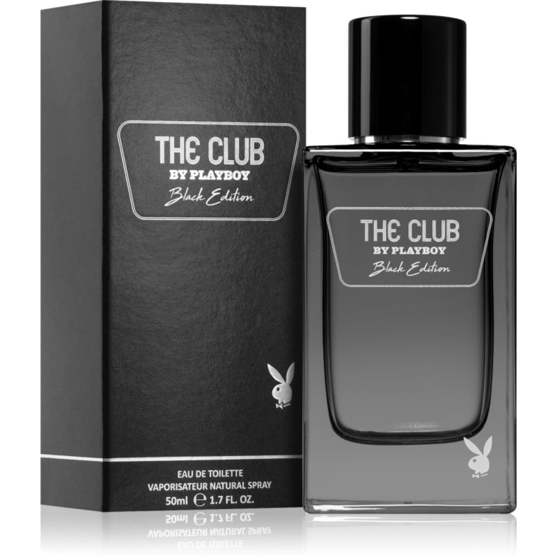 Playboy The Club Black Edition Eau de Toilette für Herren 50 ml