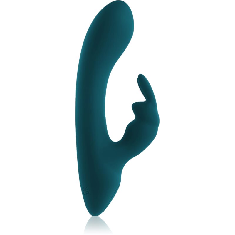 Playboy Toys Pleasure Lil Rabbit Green vibratore con stimolatore clitorideo 14.5 cm