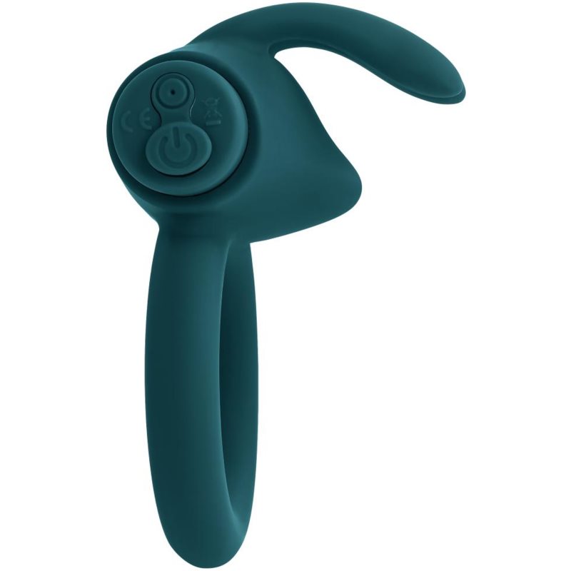 Playboy Toys Pleasure Bunny Buzzer Green kroužek na penis vibrační 1 ks (obrázek 3)