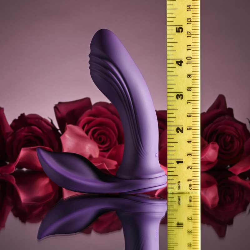 Playboy Toys Evolved Mix & Match Violet vibrátor se stimulátorem klitorisu 12.7 cm (obrázek 4)