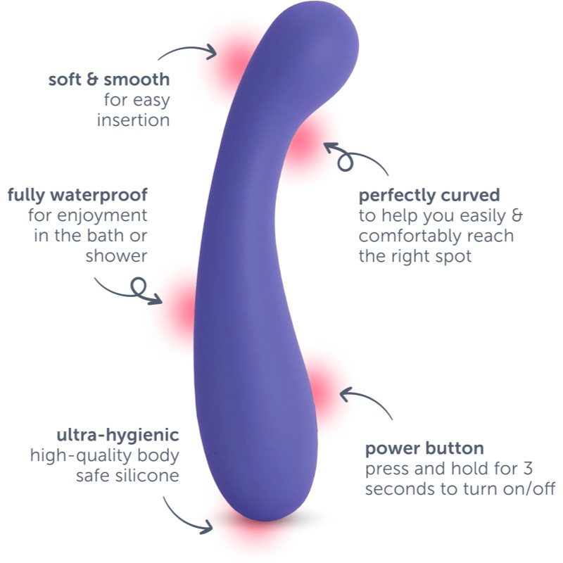 PlusOne G-Spot Massager vibrátor 17.8 cm (obrázek 4)