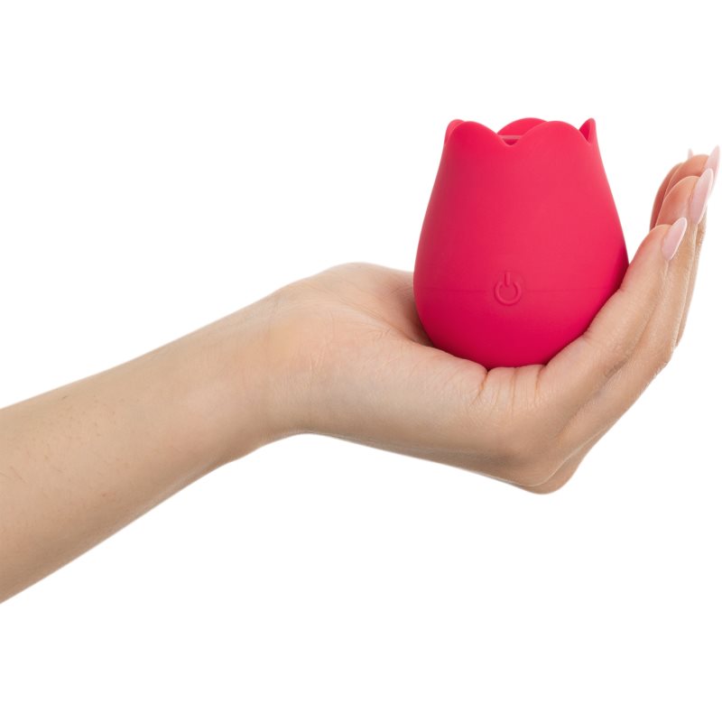 PlusOne Rose Arouser Klitoris-Stimulator Red 6.7 cm (Bild 3)
