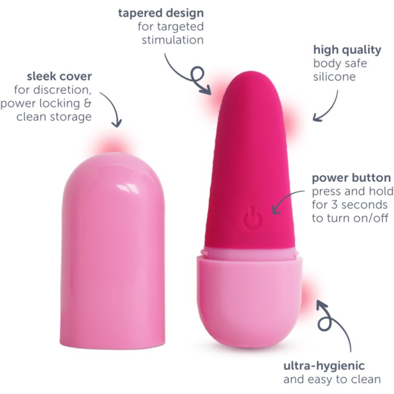 PlusOne Intim Vibe Passion stimulátor 8.7 cm (obrázek 4)