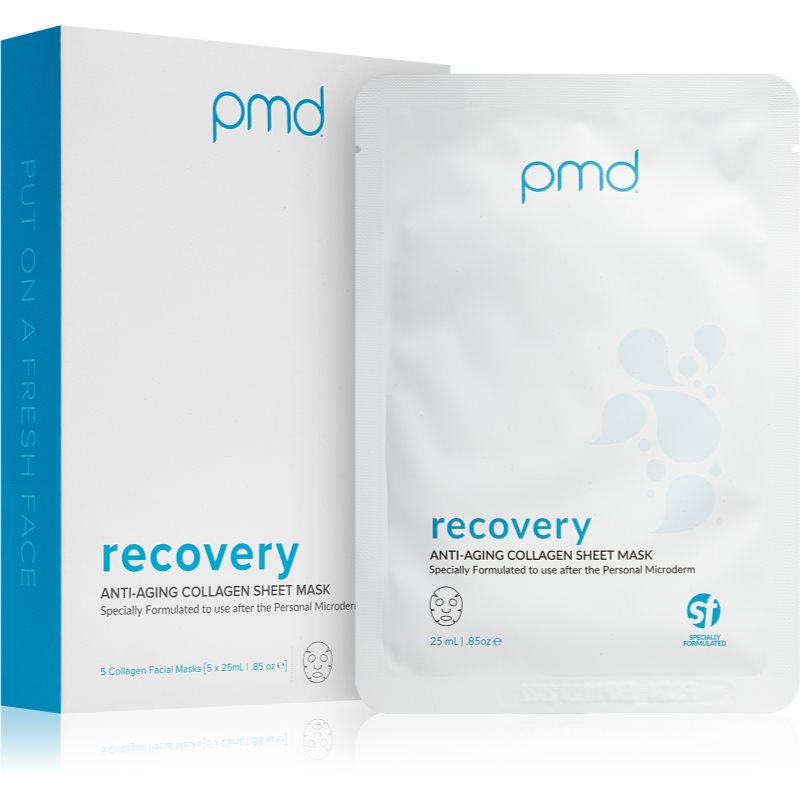PMD Beauty Recovery Anti Aging kolageno kaukė 5 vnt. 5 vnt.