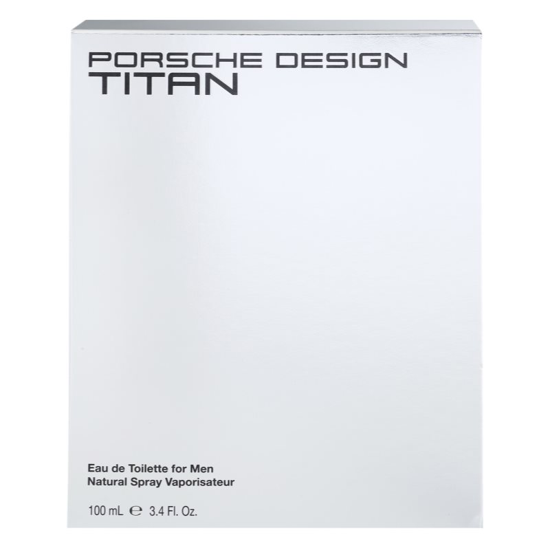 Porsche Design Titan Eau De Toilette For Men 100 Ml