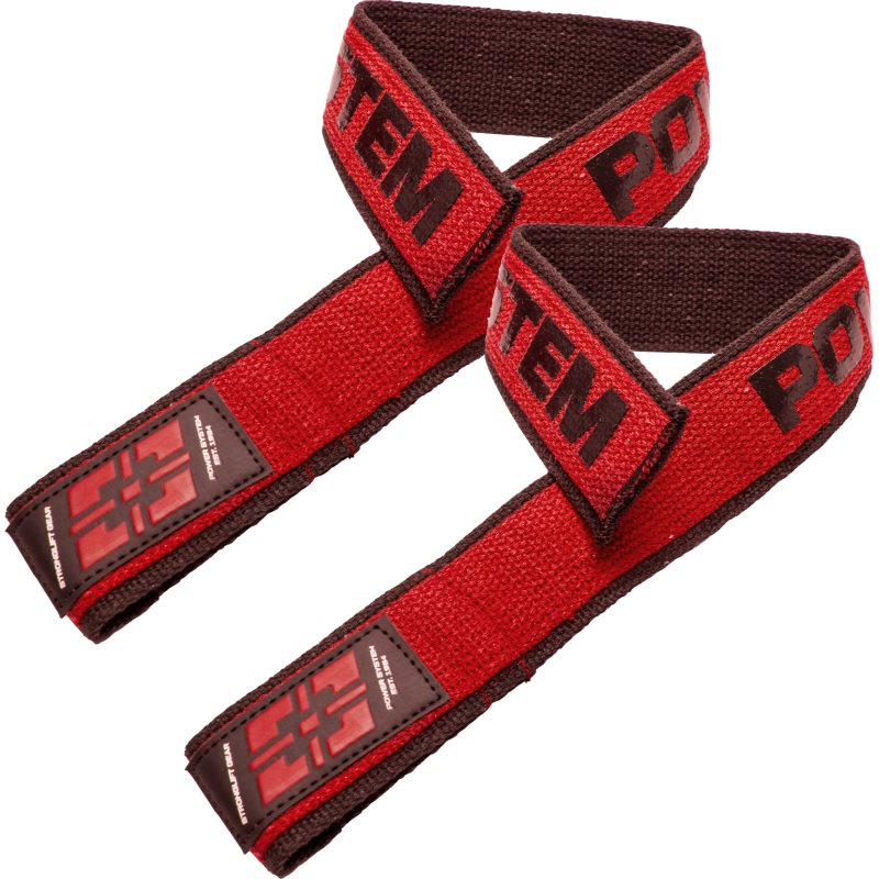 Power System Duplex Straps Exercise Straps For The Deadlift Colour Red