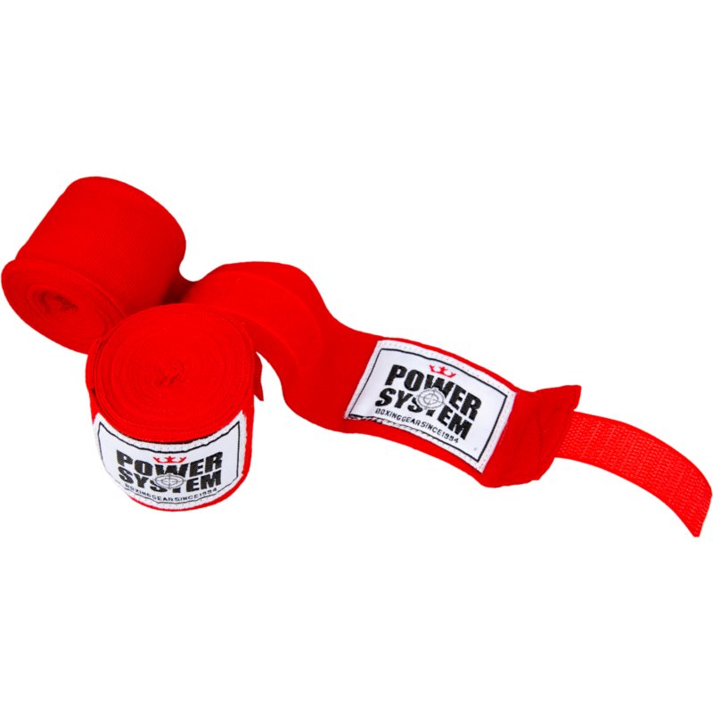 E-shop Power System Boxing Wraps boxerské bandáže barva Red 1 ks