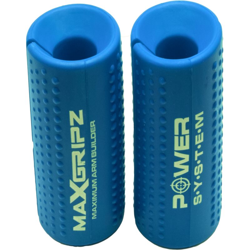 Power System Mx Gripz Weightlifting Grips For A Dumbbell Colour Blue XL 2 Pc