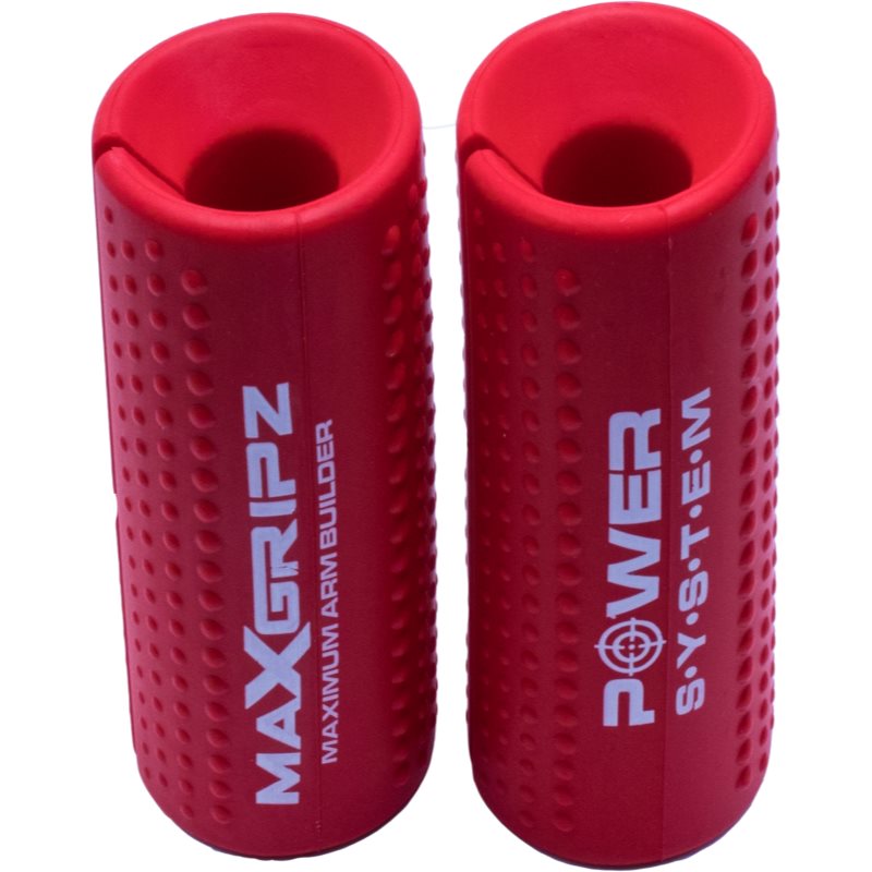 Power System Mx Gripz posilňovacie gripy na činku farba Red XL 2 ks
