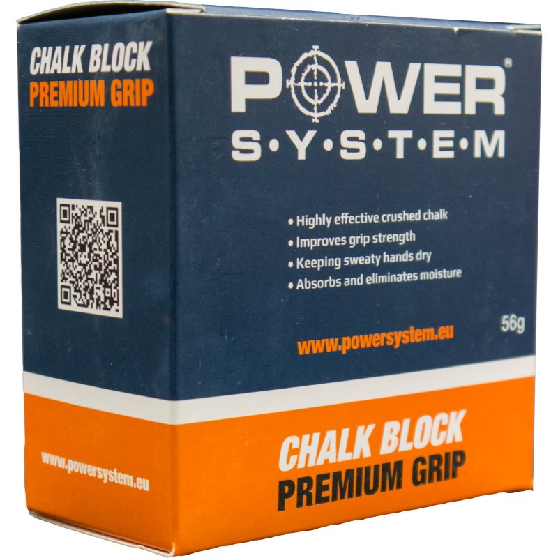 Power System Gym Chalk Block magnéziumkocka 56 g