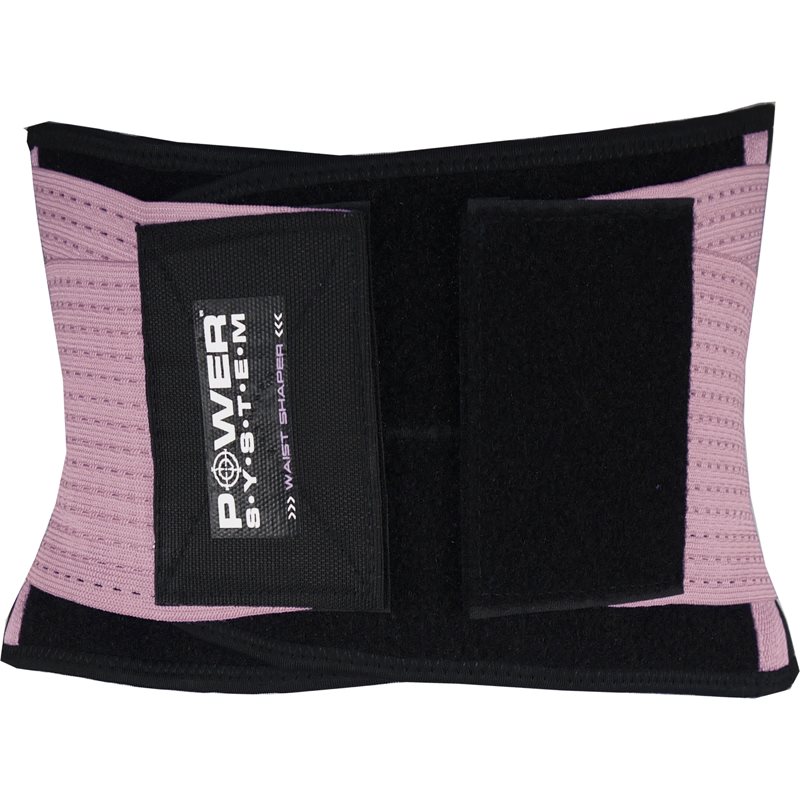 Power System Waist Shaper Slimming And Shaping Band Colour Pink, S/M (66–80 Cm) 1 Pc