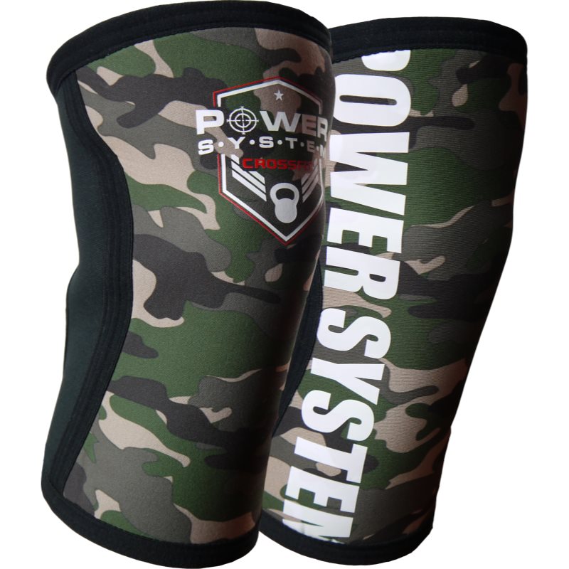 Power System Knee Sleeves compression support for knees size Camo, S/M 1 pc
