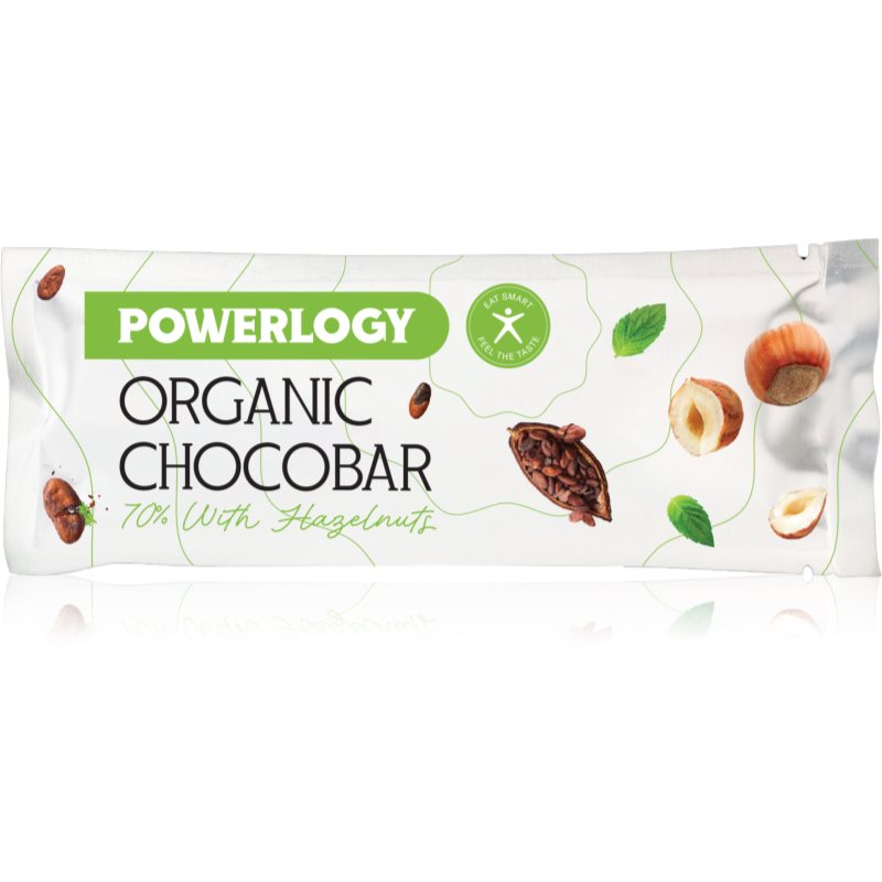 Powerlogy Chocobar 70% čokoládová tyčinka v BIO kvalite 50 g